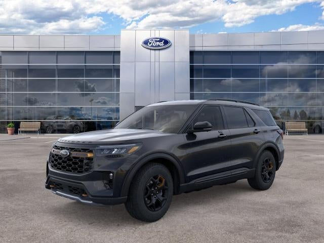 2026 Ford Explorer Tremor 4WD in Agate Black Metallic — front three-quarter view