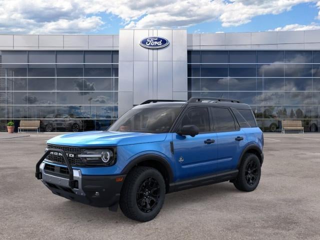 2026 Ford Bronco Sport Outer Banks 4x4 in Velocity Blue Metallic — front three-quarter view